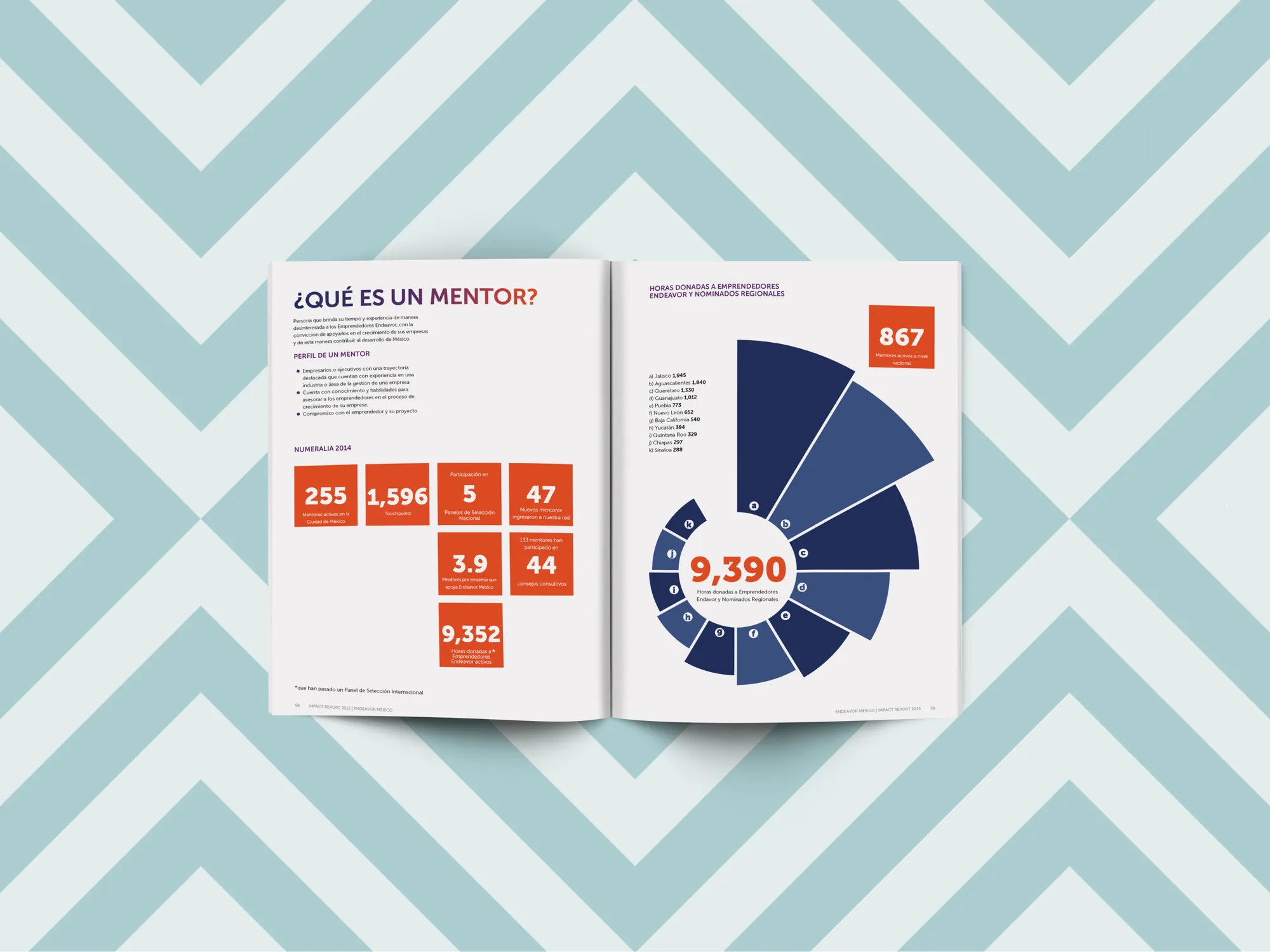 Detalle editorial del Impact Report.